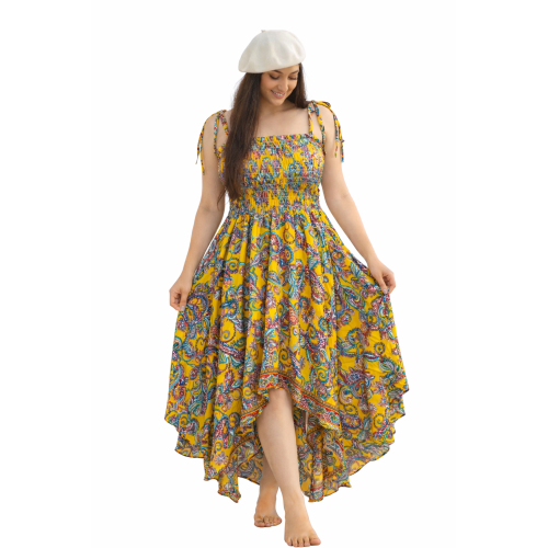 Women’s Silk Dress | New Collection | Soft & Lightweight Fabric | Elastic Free Size | Comfortable Fit | Party & Casual Wear