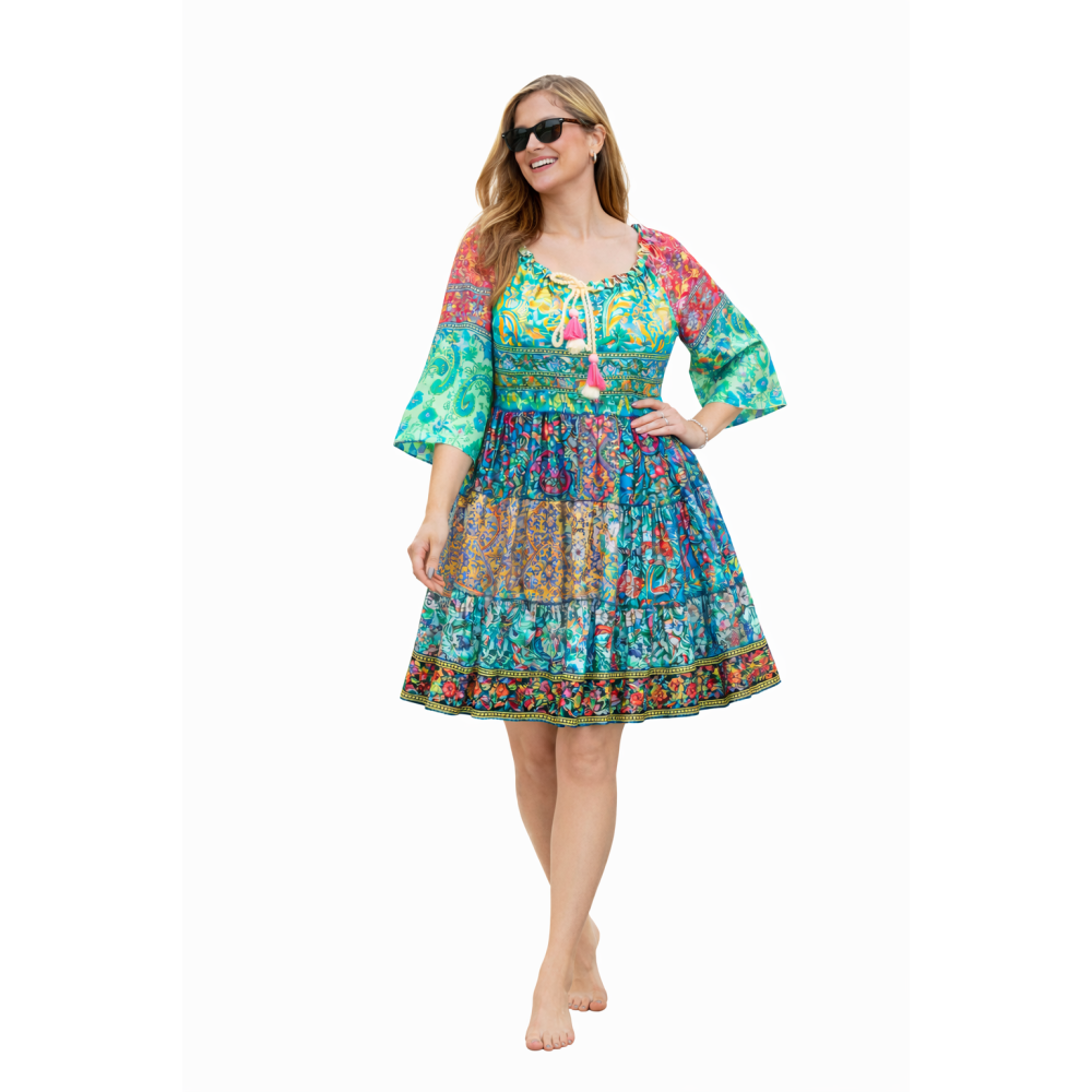 Kasturi Silk Dress for Women | Free Size Ethnic Wear | Soft & Lightweight Silk Fabric | Stylish Traditional Look