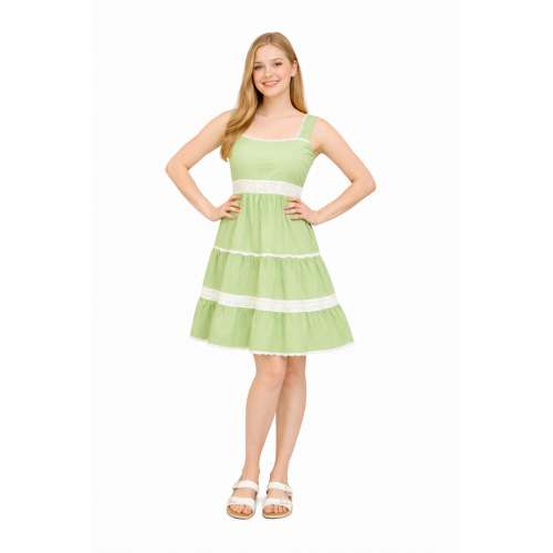 Rayon Dress for Women | Back Smoking Elastic Fit | Soft & Breathable Rayon Fabric | Casual & Daily Wear Dress | Free Size